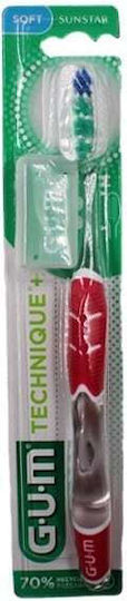 GUM Technique+ 490 Regular Zahnbürste Weich Fuchsie
