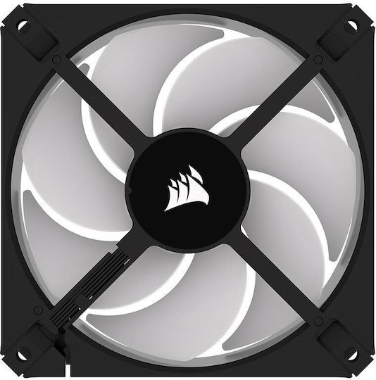 Corsair iCUE AR120 RGB Gehäuselüfter mit Verbindung 3-polig / 4-Pin PWM 1Stück Schwarz
