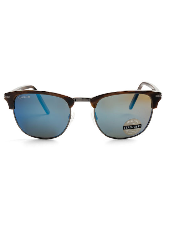 Serengeti Alray Men's Sunglasses with Brown Acetate Frame 8944