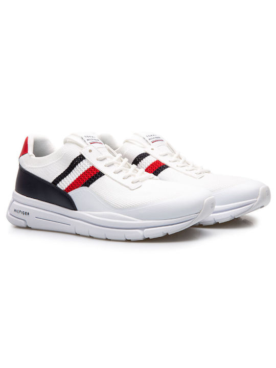 Tommy Hilfiger Premium Lightweight Runner Knit Sneakers White