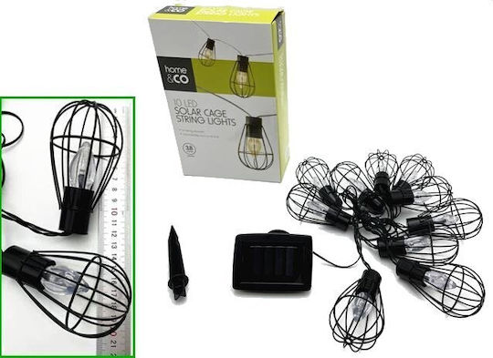 Κρεμαστό Ηλιακό Φωτιστικό Γιρλάντα 1W 100lm IP44