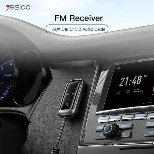 Yesido FM Transmitter Αυτοκινήτου με Bluetooth / USB