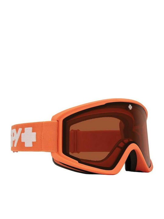 Spy Crusher Ski & Snowboard Goggles Kids Orange with Lens in Orange Color