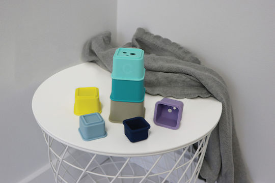 Bbluv Stacking Toy Stackable Cubes made of Silicone for 3++ Months