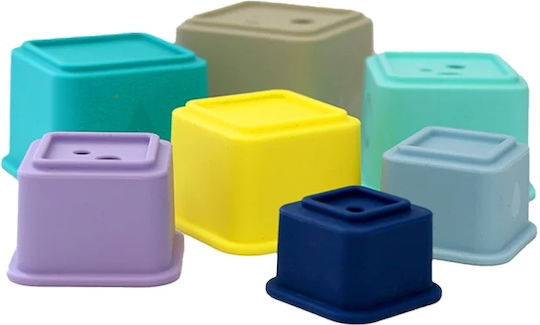 Bbluv Stacking Toy Stackable Cubes made of Silicone for 3++ Months