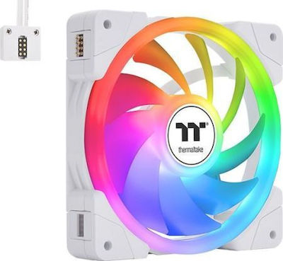 Thermaltake SWAFAN EX14 ARGB Sync White TT Premium Edition Gehäuselüfter 140mm 3Stück Weiß