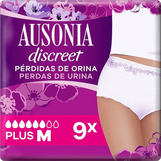 Ausonia Discreet Women's Incontinence Pad Heavy Flow 6 Drops 9pcs