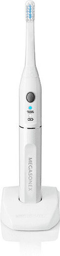 Megasonex Megasonex The Ultrasound Toothbrush Electric Toothbrush with Timer and Pressure Sensor White
