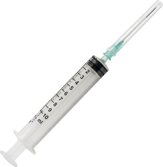 Nipro Syringe With Needle 10 Ml 21G Syringe 21G