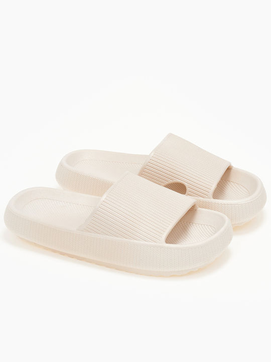 Frauen Flip Flops in Beige Farbe
