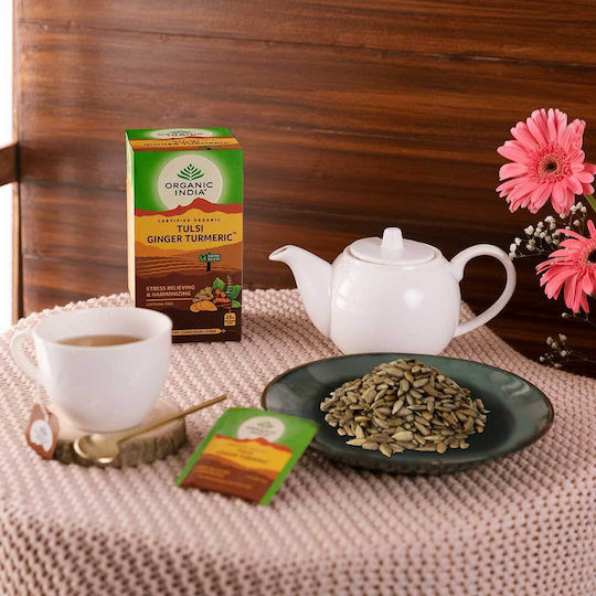 Organic India Чай Turmeric Ginger 25 Чанти 1бр