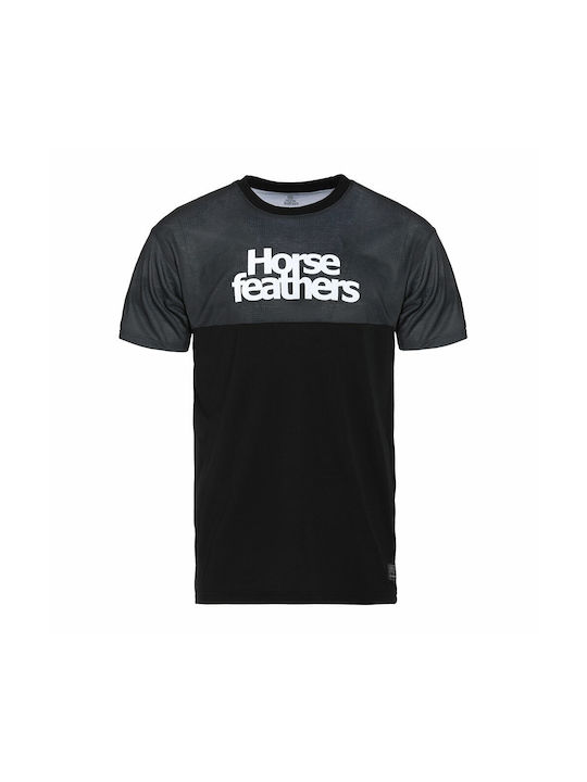 Horsefeathers Short Sleeves Cycling Jersey Black