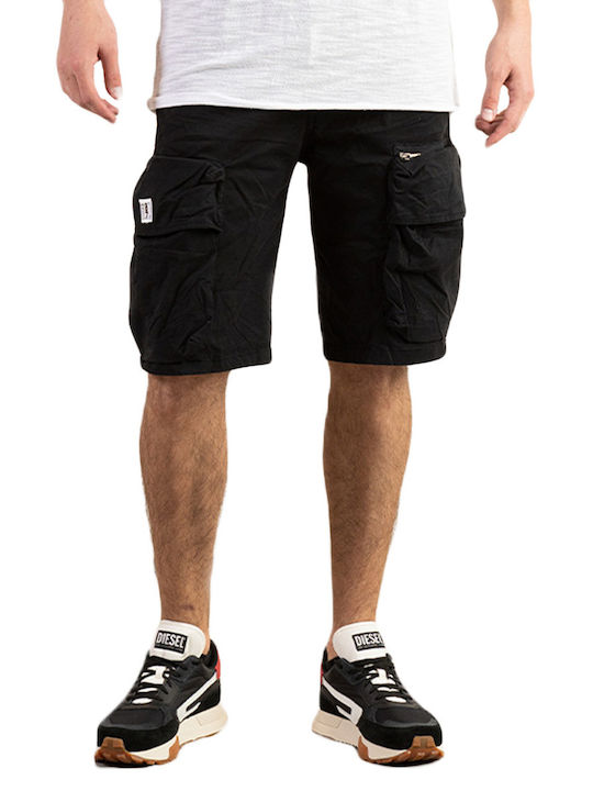 Cover Jeans TV0187 Herrenshorts Jeans Schwarz