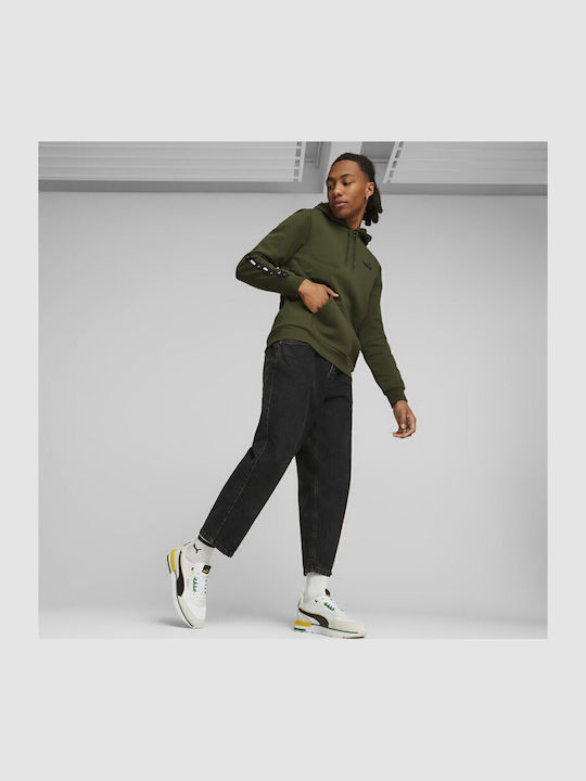 Essentials Tape Sweatshirt with Hood Green