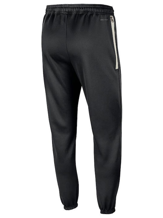 Nike Bucks Men's Sweatpants with Rubber Dri-Fit Black