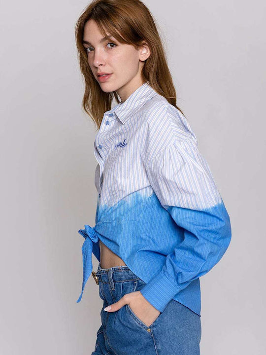 Women's Long Sleeve Shirt Blue