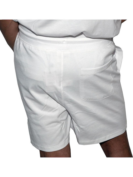 Sportliche Herrenshorts Weiß