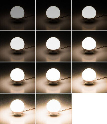 Malatec USB Vanity Mirror LED Light Warm to Cool White 12W 5V 000