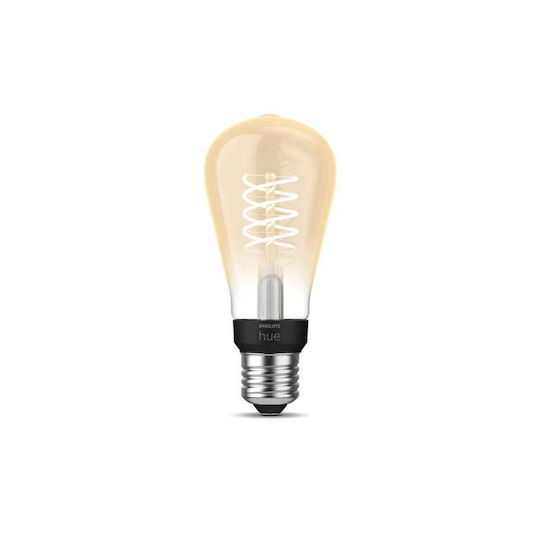 Philips Bec Smart LED 7W pentru Dulie E27 și Formă ST64 alb cald 580lm Reglabil în intensitate