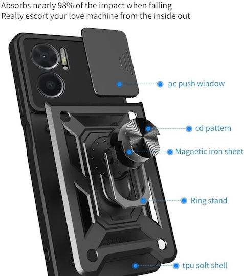 Sliding Camera Задна корица Пластмаса Розово злато (Redmi 10 5G)