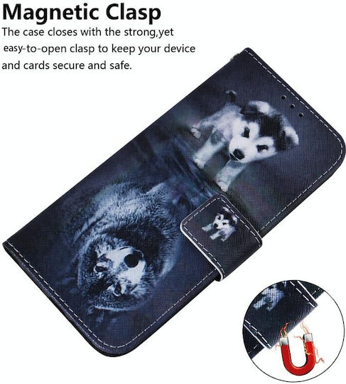 Coloured Drawing Back Cover Leather (Redmi 10 5G)