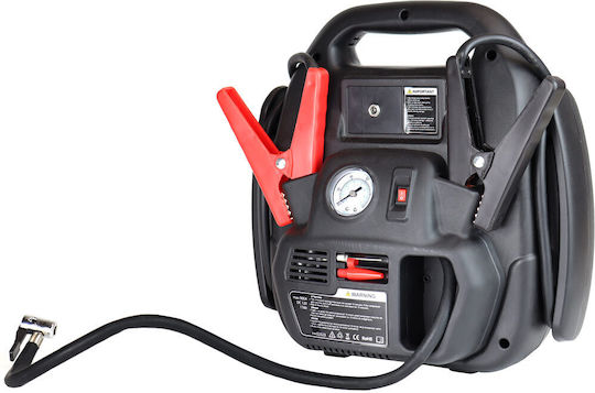 AMiO Portable Car Battery Jump Starter 300A with USB / Pump / Φακό / Power Bank 12V