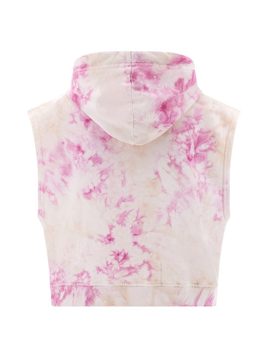 Freddy Damen Sommerliche Bluse Ärmellos Fuchsie