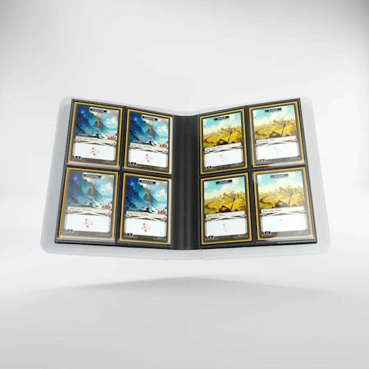 Gamegenic Prime Album 8 Pocket Binder 4-Pocket Standard Size Λευκό