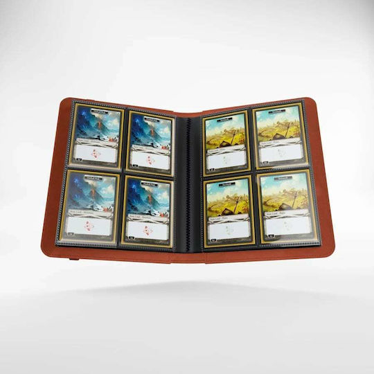 Gamegenic Prime Album 8 Pocket Binder 4-Pocket Standard Size Κόκκινο
