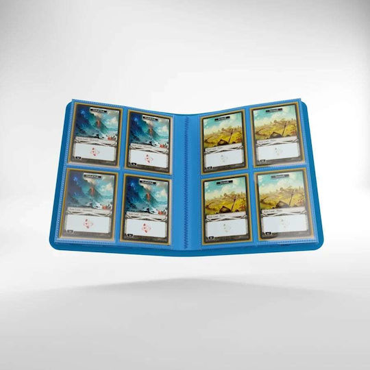 Gamegenic Casual Album 8 Pocket Binder 4-Pocket Standard Size Μπλε