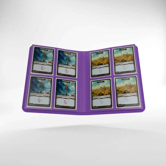Gamegenic Casual Album 8 Pocket Binder 4-Pocket Standard Size Μωβ