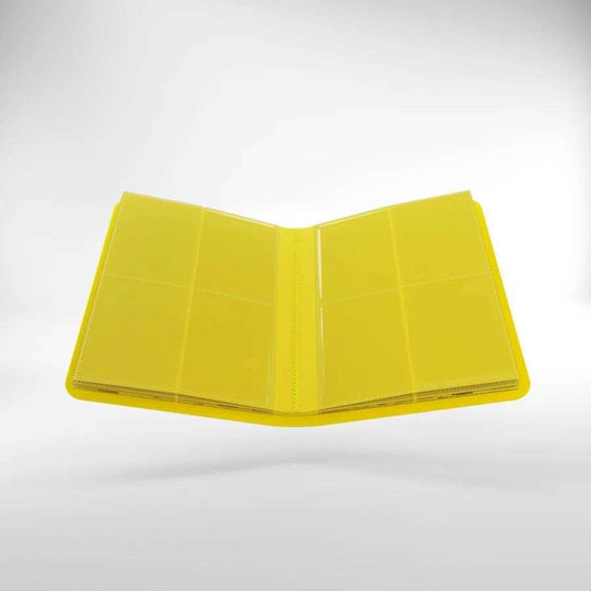 Gamegenic Casual Album 8 Pocket Binder 4 Pocket Standard Size Yellow