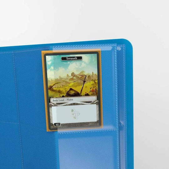 Gamegenic Casual Album 8 Pocket Binder 4-Pocket Standard Size Μπλε
