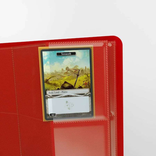 Gamegenic Casual Album 24 Pocket Binder 12-Pocket Standard Size Κόκκινο