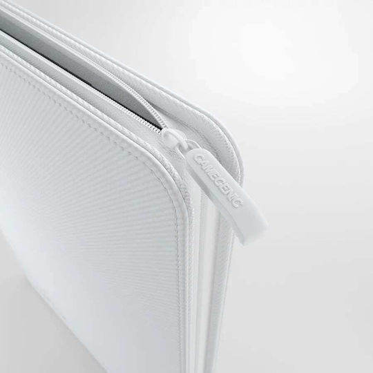 Gamegenic Zip-Up Album 24 Pocket Binder 12-Pocket Standard Size White