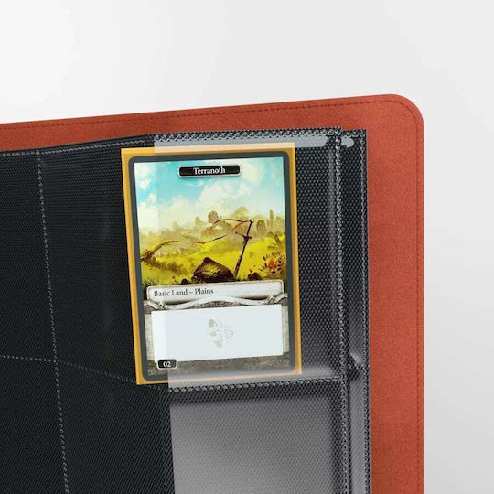Gamegenic Prime Album 24 Pocket Binder 12-Pocket Standard Size Red