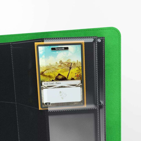Gamegenic Prime Album 8 Pocket Binder 4-Pocket Standard Size Green