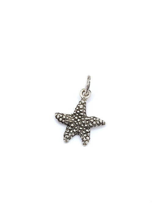 PS Silver Necklace with design Star from Silver