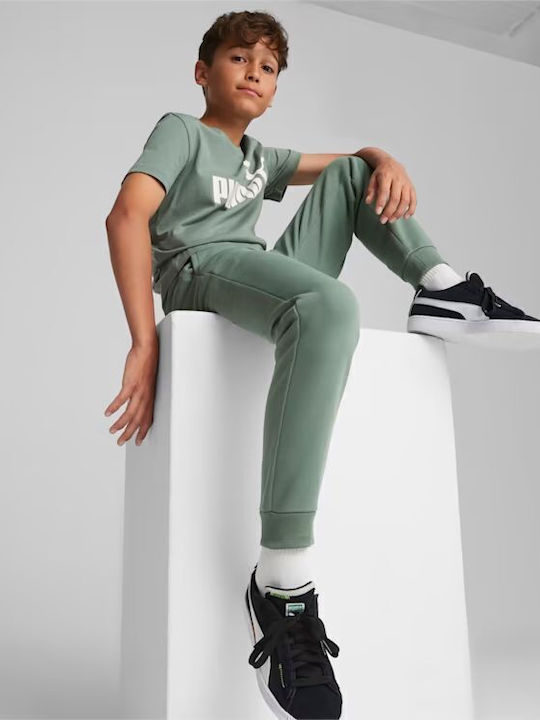 PUMA Essentials Logo Green
