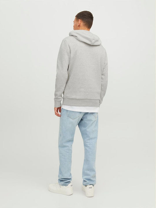 Jack & Jones Herren Sweatshirt mit Kapuze Weiß