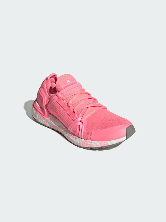 Adidas Ultraboost 20 by Stella McCartney Women's Running Sport Shoes Semi Pink Glow / Cloud White / Dove Grey