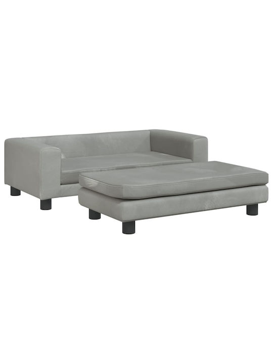 vidaXL Sofa Dog Bed Gray 100x50cm.