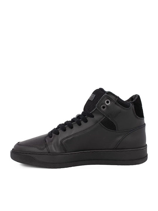 Leather Black Men's Boots