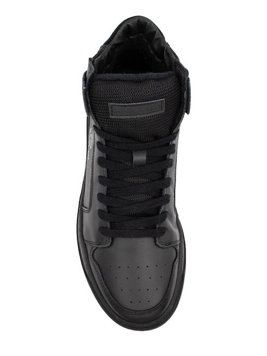 Leather Black Men's Boots