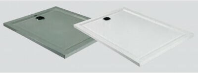 Sanitec Rectangular Ceramic Shower White A 201 120x80x2cm