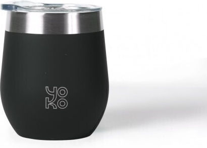 Yoko Design Pahar Termos Oțel inoxidabil Fără BPA 250ml Negru