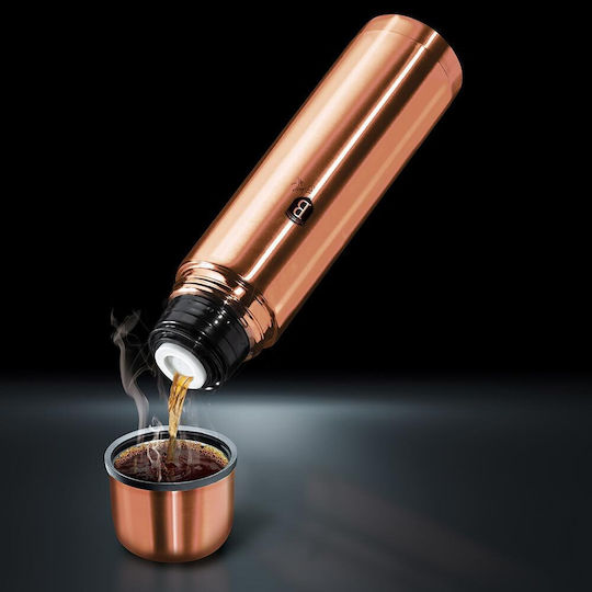 Berlinger Haus Flask Metallic Bottle Thermos Stainless Steel 750ml Rose Gold with Cap-Cup