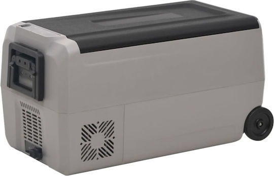 vidaXL Tragbarer Kühlschrank 60lt 12V / 240V / 24V Schwarze