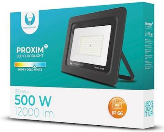 Forever Light Proxim II Στεγανός Προβολέας LED 150W Ψυχρό Λευκό 6000K IP66