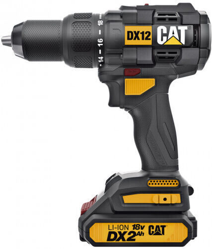 CAT DX12 Κρουστικό Δραπανοκατσάβιδο Μπαταρίας Brushless 18V 2x2Ah